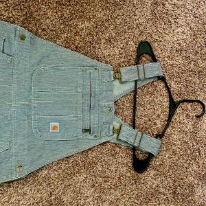 Railroad striped bib Carhartt Overalls
